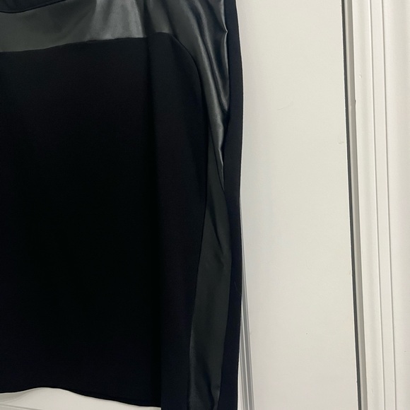 Worthington Black Pencil Skirt with Vegan Leather Detail - Picture 5 of 5